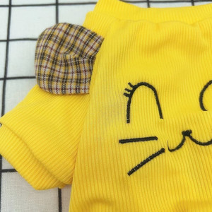 Dog Smiley Face Sweater Thickened Four-Paw Cotton Jacket Winter Pet <b>Clothes</b> <b>For</b> <b>Teddy</b> <b>Bear</b> Bichon Frise Schnauzer Poodle - Product Image 4