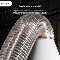 Tuyau flexible antistatique en PU transparent renforcé haute résistance Shenglin pour le travail du bois et la menuiserie