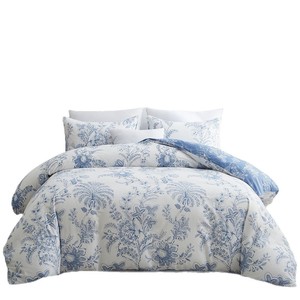 Hiện Đại Màu Xanh Thân Thiện Với Môi Trải Giường Vỏ Gối Sheets In <span class=keywords><strong>Comforter</strong></span> Set Cho Đôi Kích Thước Dệt Kỹ Thuật - Product Image 1