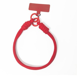 Wanlisheng Phone <b>Lanyard</b> 5Mm <b>Polyester</b> Braided Wrist Strap With Pink Carabiner For Mobile Phone - Product Image 5