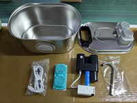 Mode Pengatur Waktu Induksi Kontinu 3.2L/4L/7L Sensor Inframerah Jangkauan 15 Meter Daya Tahan Baterai Lama Kepala Sensor + Pompa Air