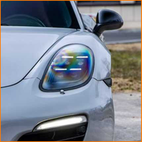 Pour Porsche Cayman Boxster 981 2013-2015 – Phares à LED matriciels style 2025 – Paire de phares avant – Ventes flash