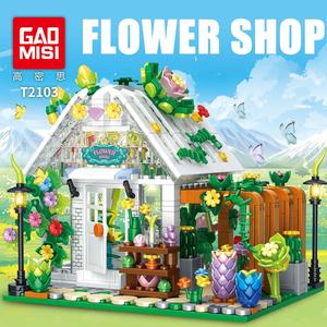 Hot Selling TikTok Flower <b>Garden</b> LED Light Square Model Building Brick Construction Toy <b>Set</b> Christmas <b>Gift</b> - Product Image 5