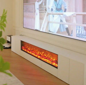 <span class=keywords><strong>Chimenea</strong></span> Eléctrica Moderna de Múltiples Llamas con Temperatura Ajustable y Control Remoto para Uso Doméstico, Comercial y Hotelero - Product Image 6