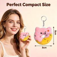 Gantungan Tas Mini Boneka Lucu, Aksesoris Tas Kawaii untuk Tas Tangan, Dompet, Ransel, Kunci Mobil, Hadiah