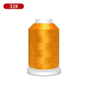 Factory Wholesale 0.3MM Bright Ice Silk Thread 48 Colors Nylon Embroidery In Stocks For Hand Woven Sewing Machine Usage