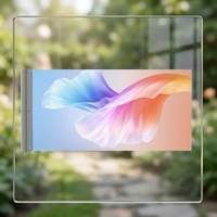Écran LED souple P8 pour mur en verre, film transparent adhésif pour vitrine, ascenseur, signalétique intérieure