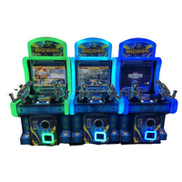 Machine de jeu de tir LCD 42 pouces de haute qualité à monnayeur pour deux joueurs, simulateur de tir à deux pistolets passionnant pour enfants, pour divertissement intérieur