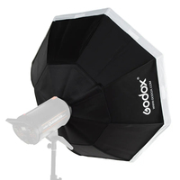Godox 120cm Top Octogone Portable Pliable Softbox pour Studio Photo Vidéo Flash & LED Lighting Bowens Mount Box Inclus