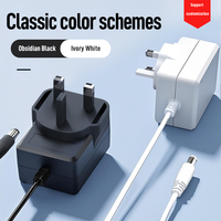 Adaptor Daya AC DC Dinding 10W Shenzhen Lvxiangyuan, Colokan UK, Bersertifikasi CE UKCA, 5V 2A, untuk Tablet dan Router