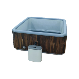 Spa <span class=keywords><strong>gonflable</strong></span> carré d'extérieur Yi Wu Mansen pour 4 personnes, <span class=keywords><strong>6</strong></span> <span class=keywords><strong>pieds</strong></span>, avec pompe de massage - Product Image 2