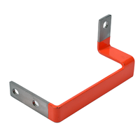 Conector de Barra Colectora de Cobre Aislada en Forma de L, Terminal Perforado, Cobre Rígido para Conexión de Circuitos de Energía en Gabinetes de Almacenamiento de Energía