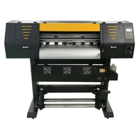 Plotter de Alta Precisión con Tinta Eco Solvente para Pósteres, Pancartas, Vinilos y Adhesivos, Impresora Eco Solvente Pequeña de 1.6m 1.8m 2.5m 3.2m