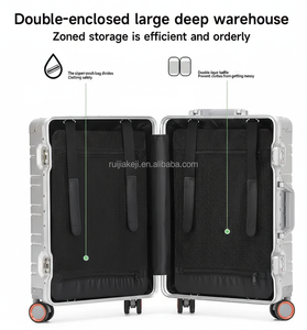 <span class=keywords><strong>Maleta</strong></span> de Aluminio Negra Mate Clásica y Duradera de 20-28 Pulgadas, de Alta Gama, Ejecutiva y Profesional, Venta Directa de Fábrica al Por Mayor - Product Image 6