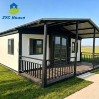 Maison Extensible Portable 3 Chambres - Maisons Conteneurs Pliables de 40 pieds, Conception Modulaire Préfabriquée Moderne et Finition de Luxe
