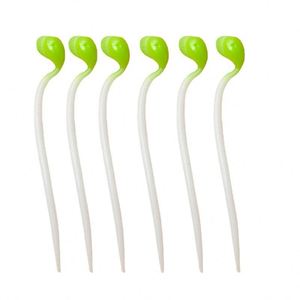 Jouet anti-stress personnalisé - Jouets élastiques pour soulager le stress, Tpr Sprout - Mini-germinés extensibles en forme de haricot jaune, Jouet Mochi - Product Image 6