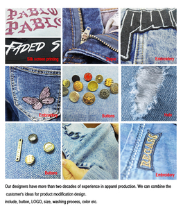 Rue Hip Hop Baggy Jeans Femmes Avec Plusieurs Poches Lavé Large Jambe Jeans Mode Taille Haute Cargo Pantalon Femmes - Product Image 6