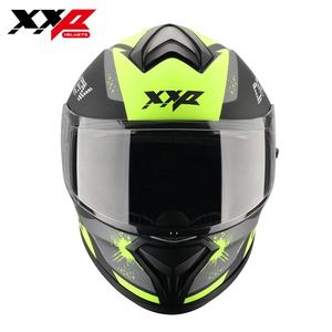 Casco de Motocicleta Integral ABS para Carreras de Motocross Keyin, Color Amarillo Fluorescente Mate, Doble Visera XXP DRAKEN S, Liberación Rápida, NUEVO - Product Image 2