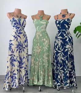 Vestido largo floral colorido con cuello cuadrado Estilo sin esfuerzo y comodidad para tallas casuales de verano y primavera - Product Image 6