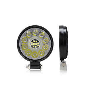 QIDEWIN Round <b>LED</b> Work <b>Light</b> <b>Mini</b> 21 Lamp Waterproof DC White <b>Light</b> For Car Truck Offroad Use - Product Image 2