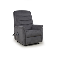 Fauteuil inclinable électrique en tissu, canapé inclinable individuel motorisé pour personnes âgées, mobilier de salon