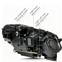 Sistema de Iluminación para Automóvil W212 a E63, para Benz Clase E W212 2009-2014, Actualización de Faros Delanteros, Conjunto de Faros LED E63, Piezas de Carrocería
