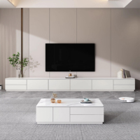 Meuble TV en bois massif de haute qualité, meuble TV moderne, table basse pour le salon, meubles pour la maison