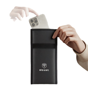 Bolsas Faraday para Teléfonos Móviles 5G, Bloqueador de Señal 4G <span class=keywords><strong>3G</strong></span> GPS, Ignífugas, Impermeables, Antiarañazos, con Correa Desmontable para <span class=keywords><strong>iPhone</strong></span> 17 Pro Max - Product Image 2