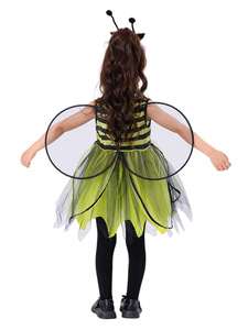 Costume de <span class=keywords><strong>cosplay</strong></span> en polyester pour filles, motif abeille mignonne et travailleuse, pour spectacle de dessin animé - Product Image 5