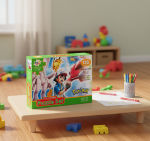 Ensemble de puzzles Pokémon 120 pièces, jouet éducatif pour enfants de 3 ans et plus, jeu de puzzle en papier couleur - Product Image 2