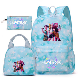 Mochila <span class=keywords><strong>de</strong></span> tela estilo KPOP Witch Hunter para escuela primaria, mochila escolar, juego <span class=keywords><strong>de</strong></span> tres piezas para viaje, novedad transfronteriza - Product Image 4