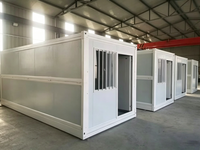 Maison conteneur pliable de type X Z, maison mobile économique, bureau conteneur pliable, maisons préfabriquées