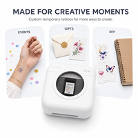 Imprimante photo thermique couleur portable AIYIN C2 56 mm pour l'impression de papier de tatouage temporaire, compatible avec le stock disponible pour la personnalisation DIY