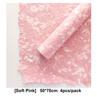 Papier texturé fait main, papier d'emballage coréen de luxe pour fleurs, papier pour bouquets de fleuristes, emballage pour fleurs fraîches