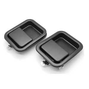 Poignées de porte pour Jeep Wranglers 1991-2006, modèle 55176382AE 55176383AE, pièces de rechange en plastique - Product Image 2