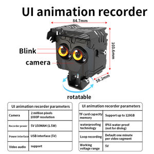 전기 산악 자전거 및 스노모빌 겸용 1080P <span class=keywords><strong>HD</strong></span> 운전 기록 장치, 방수 및 흔들림 방지 기능 - Product Image 4
