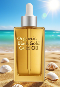 Olio Abbronzante Vegano Biologico OEM Black Gold con Formula Glitterata e Luminosa <span class=keywords><strong>per</strong></span> un'Abbronzatura Radiosa Quotidiana/da Festa che Uniforma e Scurezza la Pelle - Product Image 2