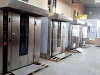 Four rotatif commercial électrique de haute qualité à 32 plateaux pour boulangerie, équipement de cuisson pour pain et pizza