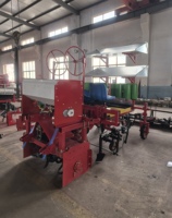 Semoir à poinçonnage au sol, couverture de film/semis en rang, machine tout-en-un, transplanteur d'ananas automoteur