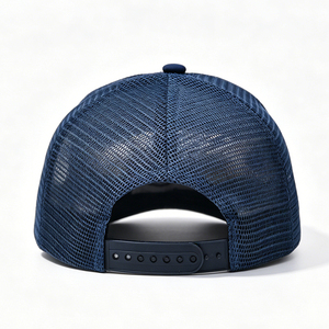 Casquette Trucker en Toile Bicolore à Maille, Visière Haute, Broderie 3D, Réglable, Respirante, Idéale pour le Sport et les Loisirs - Product Image 3