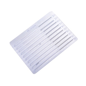 <span class=keywords><strong>Agujas</strong></span> de <span class=keywords><strong>acupuntura</strong></span> con mango de acero inoxidable, <span class=keywords><strong>sin</strong></span> tubo de guía, paquete con papel de aluminio, 100 Uds. - Product Image 2