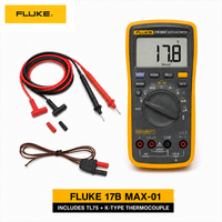   Multimètre numérique 17B MAX-01, testeur électrique AC/DC, garantie 1 an, protection IP40, 1000V, alimenté par batterie (0,5% + 3)