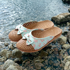 Sandales d'intérieur imprimées pour couple, en lin pour homme et femme, avec semelle extérieure en EVA antidérapante, semelle épaisse, bout rond, pour la maison - Product Image 3