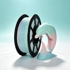 Filament d'impression 3D PLA/PETG/TPE/TPU/PEBA/ABS/PA Matériaux personnalisés Diamètre 1,75 mm 1 kg Mat Arc-en-ciel Pêche Crème Jaune - Product Image 5