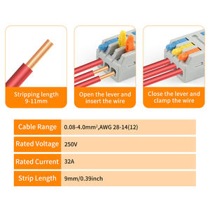 72 шт., набор для быстрого подключения для компактных клемм, 28-12 - Product Image 5