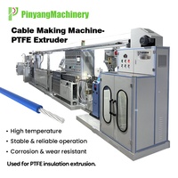Ligne d'extrusion PTFE Pinyang, extrudeuse de fil PTFE haute vitesse pour la production de câbles électriques haute température
