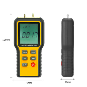Medidor de presión diferencial Digital Chejiuhong, probador de Gas HVAC y herramientas de diagnóstico de presión negativa del motor - Product Image 2