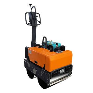 Compacteur d'asphalte à double tambour hydraulique, refroidi par eau, moteur essence/diesel, équipement de construction routière - Product Image 4