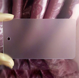 Tùy Chỉnh Quần Áo Tay Thẻ Trong Suốt PVC Treo Thẻ Nhựa Frosted Trống Quần Áo Thương Hiệu Không Thấm Nước May Treo Thẻ - Product Image 2