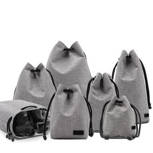 Borsa per Fotocamera, Zaino Porta Obiettivi, Sacchetto con Coulisse in <span class=keywords><strong>Pile</strong></span> Impermeabile per Protezione Fotocamera - Product Image 4